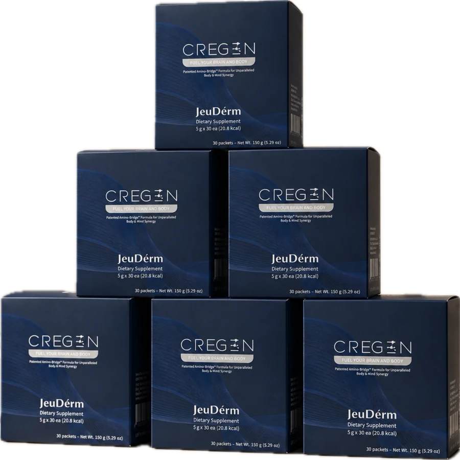 Six boxes of CREGEN, 180 sachets of 5 g
