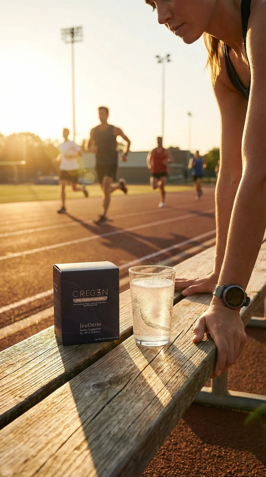 Athlete on track with CREGEN